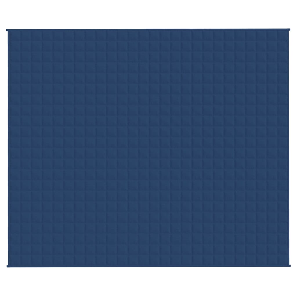 Couverture lestée Bleu 220x260 cm 11 kg Tissu