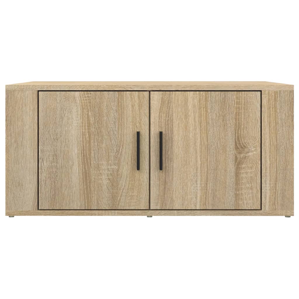 Table basse Chêne sonoma 80x50x36 cm Bois d'ingénierie