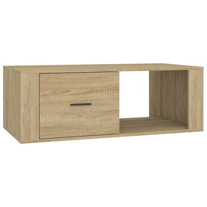 Table basse Chêne sonoma 100x50,5x35 cm Bois d'ingénierie