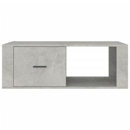 Table basse Gris béton 100x50,5x35 cm Bois d'ingénierie