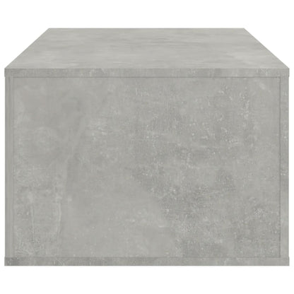 Table basse Gris béton 100x50,5x35 cm Bois d'ingénierie