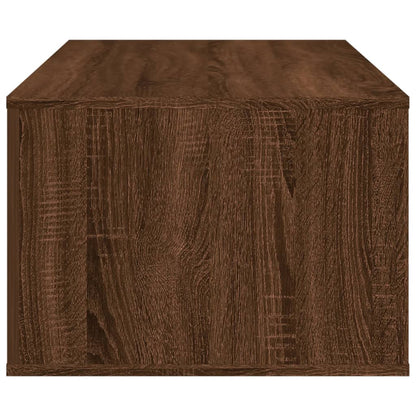 Table basse Chêne marron 100x50,5x35 cm Bois d'ingénierie