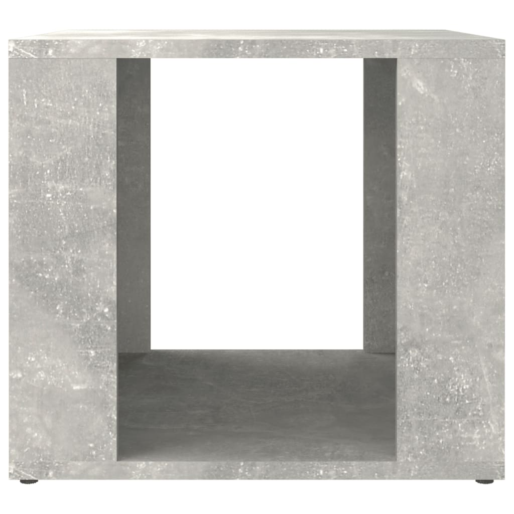 Table de chevet Gris béton 41x40x36 cm Bois d'ingénierie