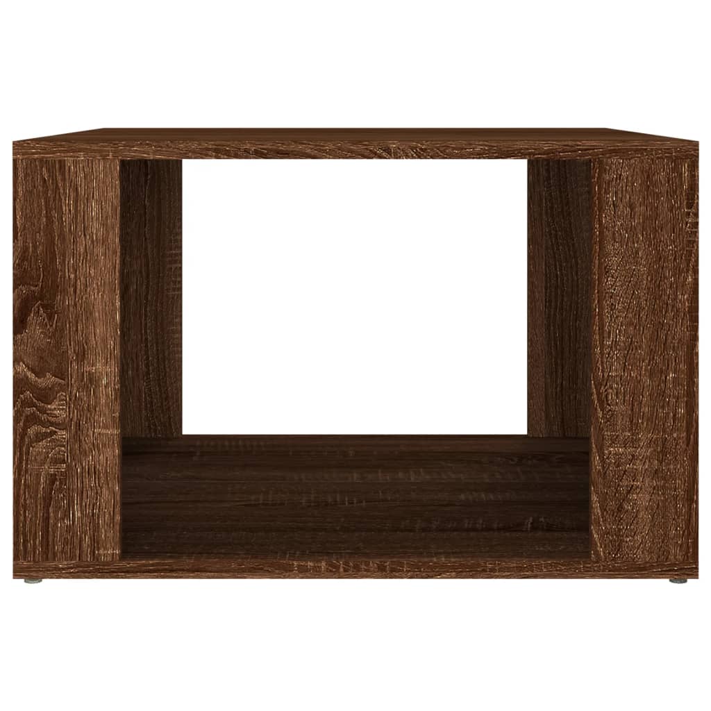 Table de chevet Chêne marron 57x55x36 cm Bois d'ingénierie