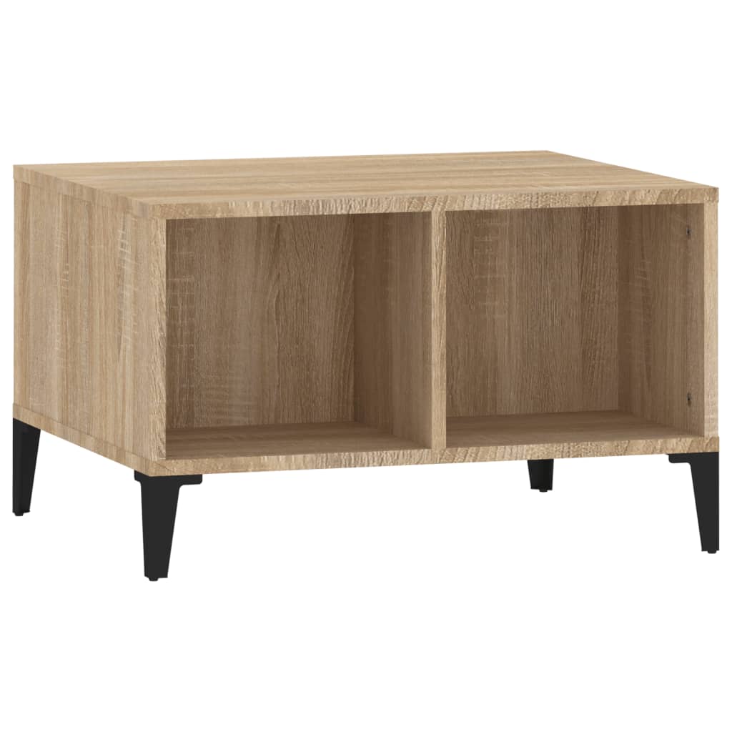 Table basse Chêne sonoma 60x50x36,5 cm Bois d'ingénierie