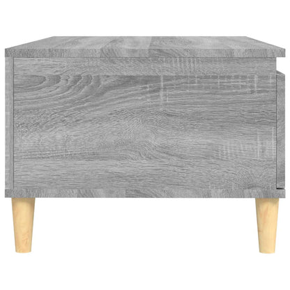 Table basse Sonoma gris 90x50x36,5 cm Bois d'ingénierie