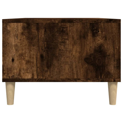 Table basse Chêne fumé 90x50x36,5 cm Bois d'ingénierie