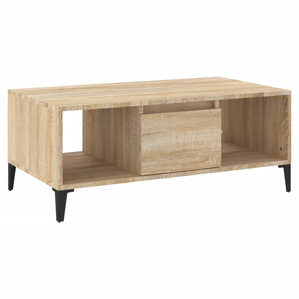 Table basse Chêne sonoma 90x50x36,5 cm Bois d'ingénierie