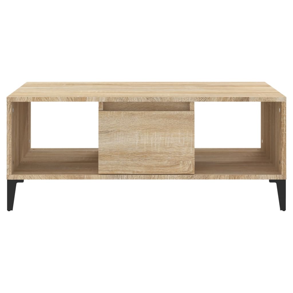 Table basse Chêne sonoma 90x50x36,5 cm Bois d'ingénierie