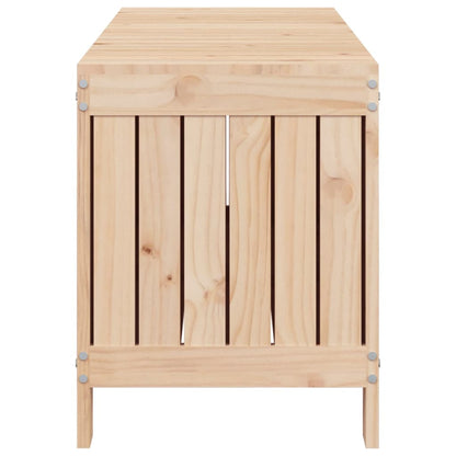 Boîte de rangement de jardin 108x42,5x54 cm Bois massif de pin