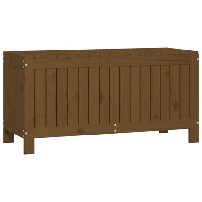 Boîte de rangement de jardin Marron miel 108x42,5x54cm Bois pin