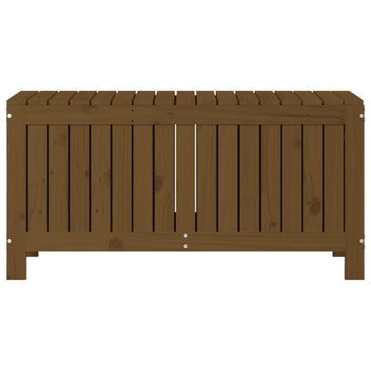 Boîte de rangement de jardin Marron miel 108x42,5x54cm Bois pin