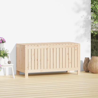 Boîte de rangement de jardin 115x49x60 cm Bois massif de pin