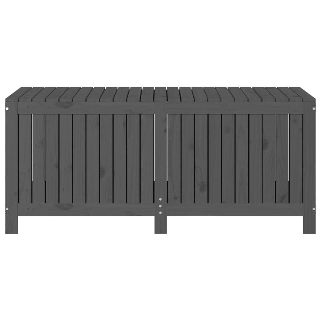 Boîte de rangement de jardin Gris 147x68x64 cm Bois de pin