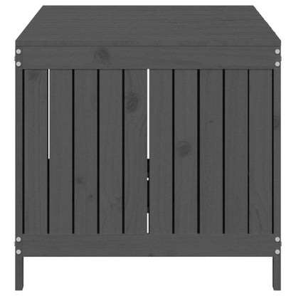 Boîte de rangement de jardin Gris 147x68x64 cm Bois de pin