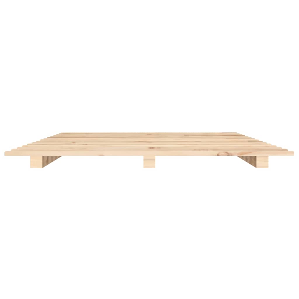 Cadre de lit sans matelas 120x190 cm bois de pin massif