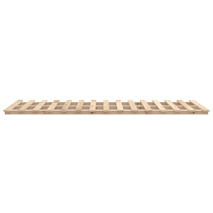 Cadre de lit sans matelas 120x190 cm bois de pin massif