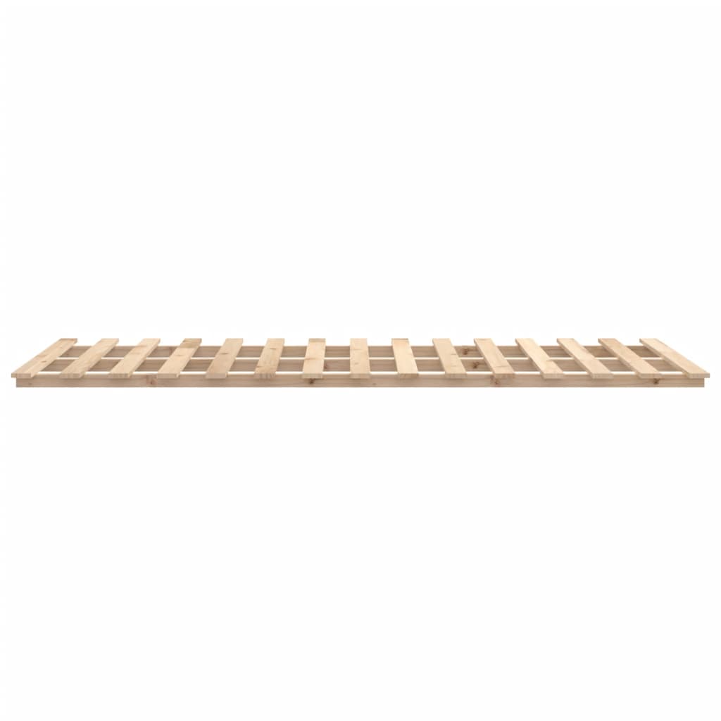 Cadre de lit sans matelas 140x190 cm bois de pin massif