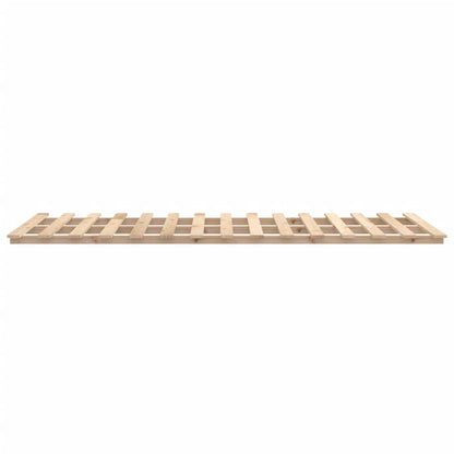 Cadre de lit sans matelas 140x190 cm bois de pin massif