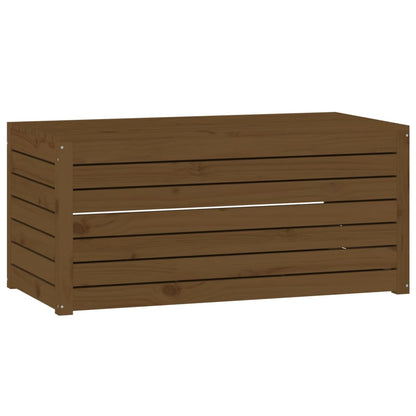 Boîte de jardin marron miel 101x50,5x46,5 cm bois massif de pin