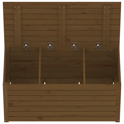 Boîte de jardin marron miel 101x50,5x46,5 cm bois massif de pin