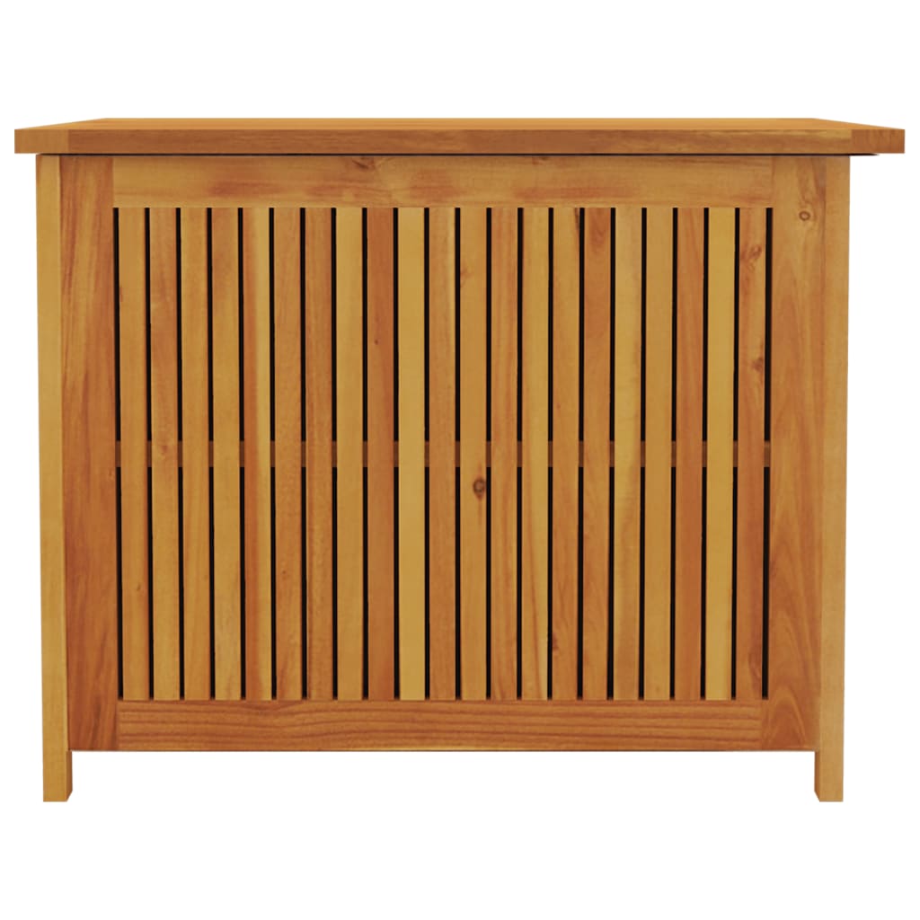 Boîte de rangement de jardin 75x75x58 cm bois massif d'acacia