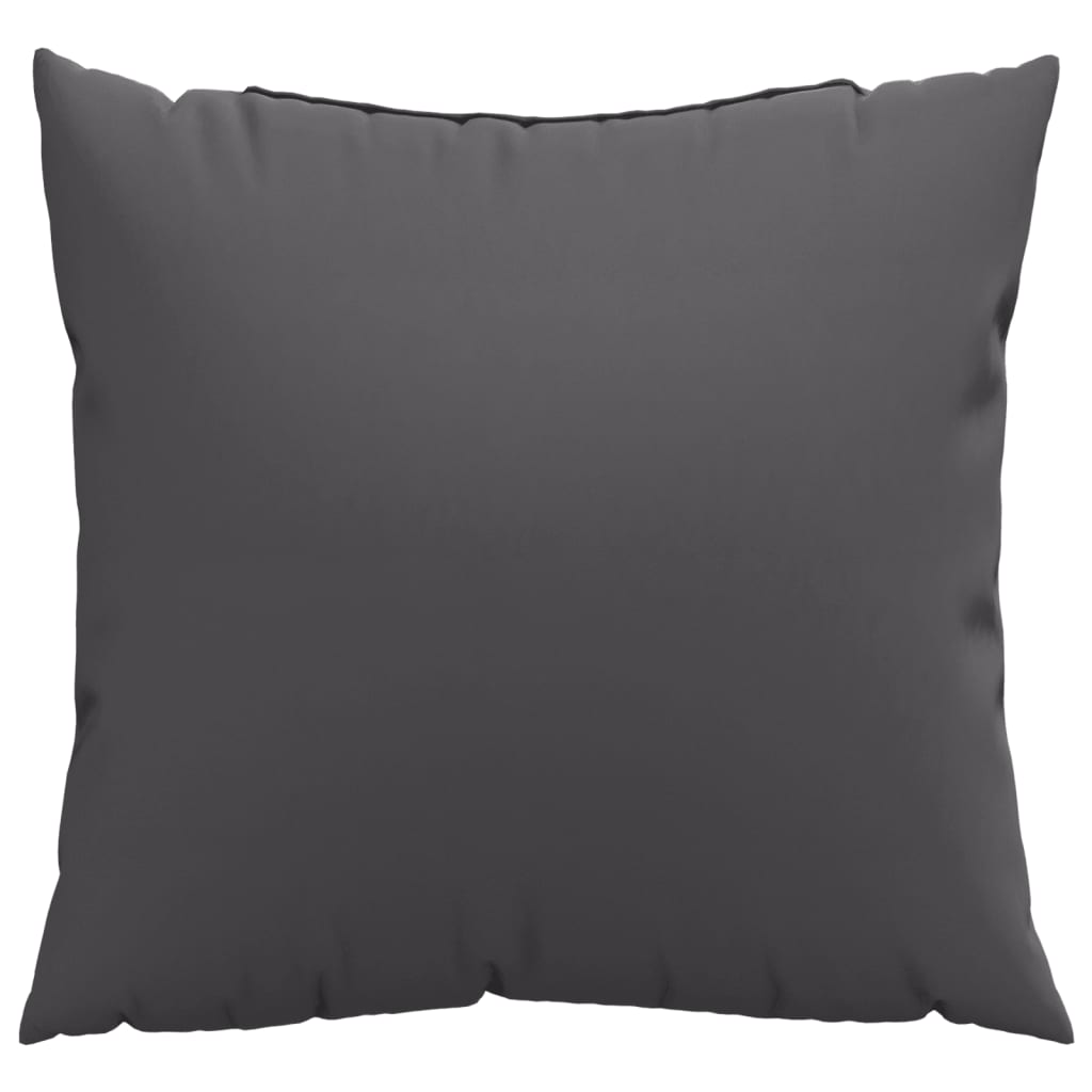 Coussins de canapé lot de 4 anthracite 50x50 cm tissu