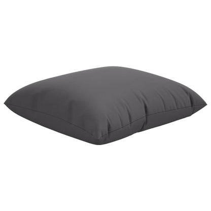 Coussins de canapé lot de 4 anthracite 50x50 cm tissu