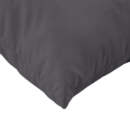 Coussins de canapé lot de 4 anthracite 50x50 cm tissu