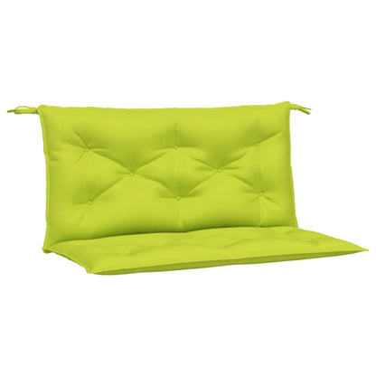 Coussins de banc de jardin lot de 2 vert vif tissu Oxford