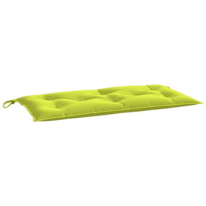 Coussins de banc de jardin lot de 2 vert vif tissu Oxford