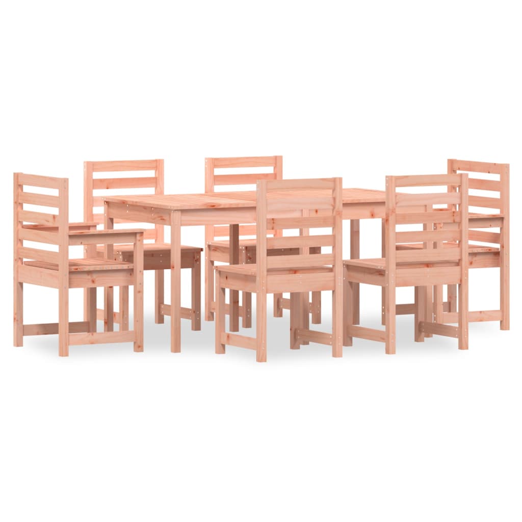 Ensemble à manger de jardin 7 pcs bois massif Douglas