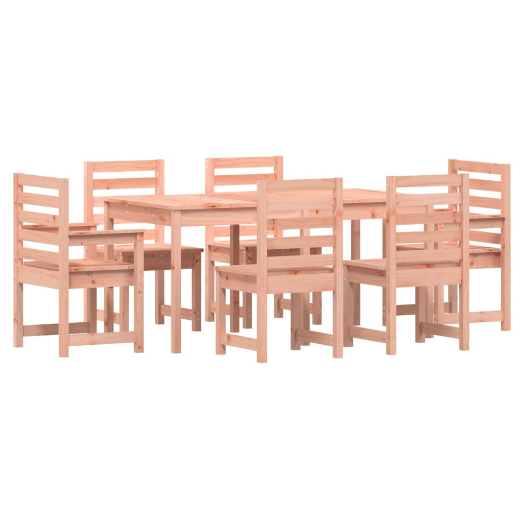 Ensemble à manger de jardin 7 pcs bois massif Douglas