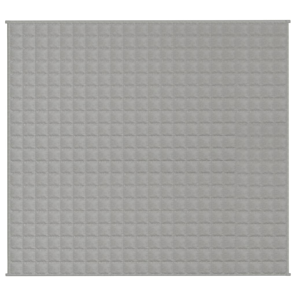 Couverture lestée Gris 200x230 cm 13 kg Tissu