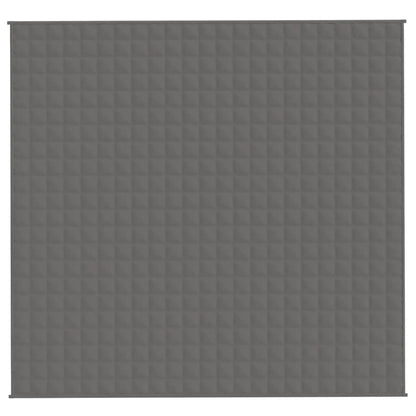 Couverture lestée Gris 220x230 cm 11 kg Tissu