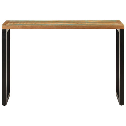 Table console 110x35x75 cm bois massif de récupération