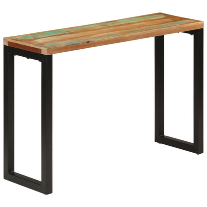 Table console 110x35x75 cm bois massif de récupération