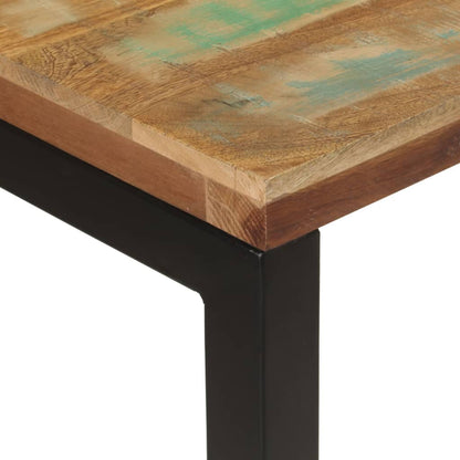 Table console 110x35x75 cm bois massif de récupération