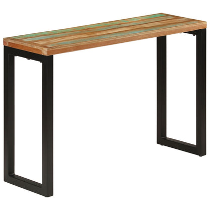 Table console 110x35x75 cm bois massif de récupération