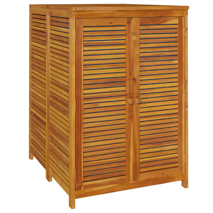 Boîte de rangement de jardin 70x87x104 cm bois massif d'acacia