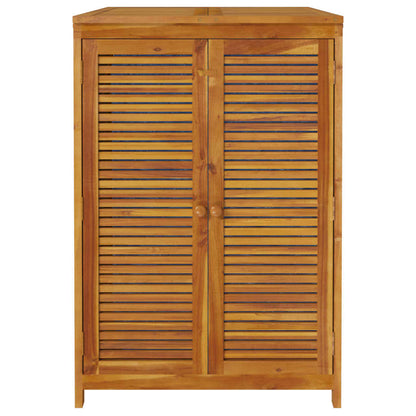 Boîte de rangement de jardin 70x87x104 cm bois massif d'acacia