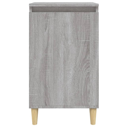 Table de chevet sonoma gris 40x35x70 cm bois d'ingénierie