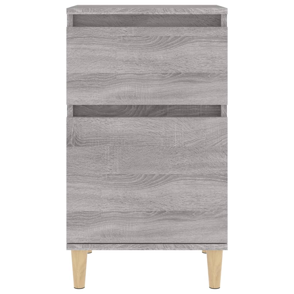 Table de chevet sonoma gris 40x35x70 cm