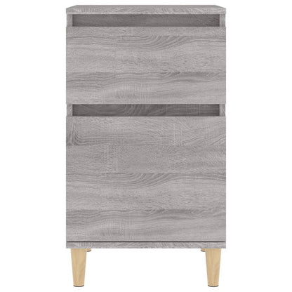 Table de chevet sonoma gris 40x35x70 cm