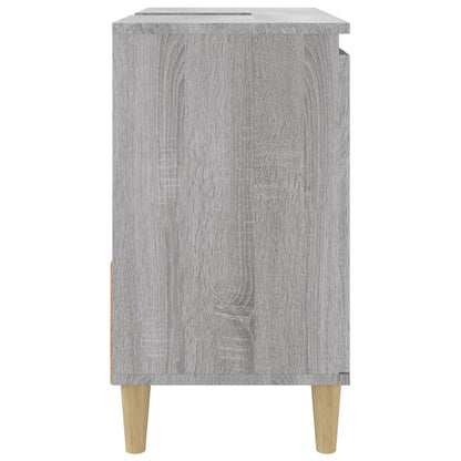 Armoire de bain sonoma gris 65x33x60 cm bois d'ingénierie