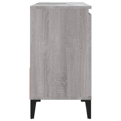 Armoire de bain sonoma gris 65x33x60 cm bois d'ingénierie