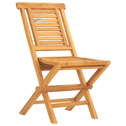 Chaises de jardin pliantes lot de 2 47x63x90cm bois massif teck