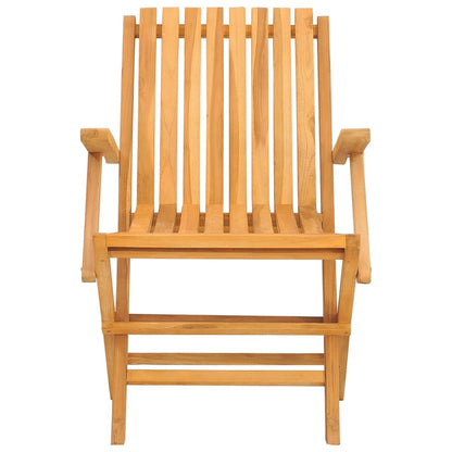 Chaises de jardin pliantes lot de 2 61x67x90cm bois massif teck