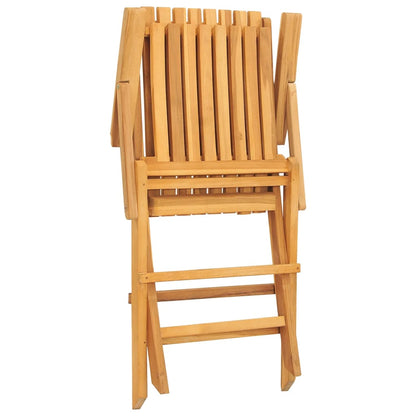 Chaises de jardin pliantes lot de 2 61x67x90cm bois massif teck