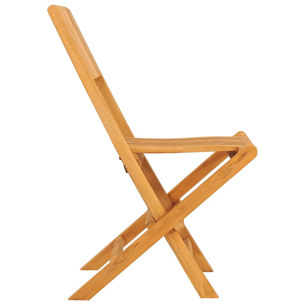 Chaises de jardin pliantes lot de 2 47x61x90cm bois massif teck